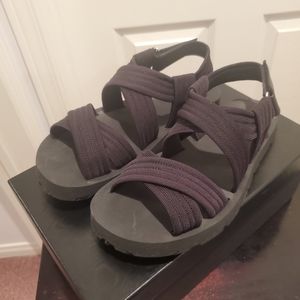 DRIES VAN NOTEN Leather Trimmed Webbing Sandals - UNISEX